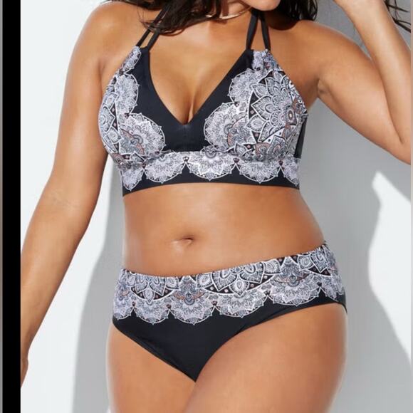 Swimsuits for all AVENGER HALTER BIKINI SET size 24 NWT. - Picture 1 of 10